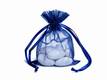 Navy Organza Bags