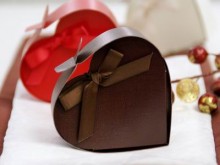 Chocolate Heart Favor Box