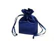Navy satin bag