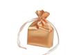 Peach satin bag
