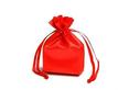 Red satin bag