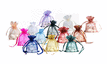Multi color organza bags